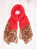 SCARF,LINEN, SOLID, LEO END